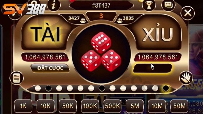 Tài xỉu online SV388: Tỷ lệ thắng cao, giao diện đẹp mắt - SLOT68.MOBI